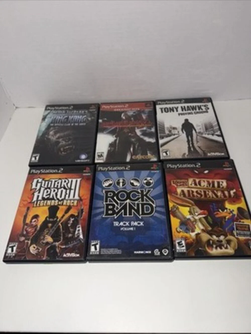 Lot Of 6 PS2 Video Games All May Need Resurfacing All Untested